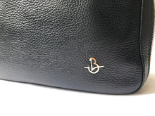 CARBOTTI 1750 Luxurious Italian Leather Shoulder Handbag - Black
