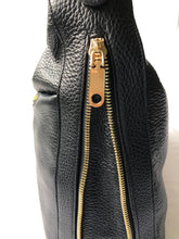 CARBOTTI 1750 Luxurious Italian Leather Shoulder Handbag - Black