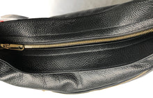 CARBOTTI 1750 Luxurious Italian Leather Shoulder Handbag - Black