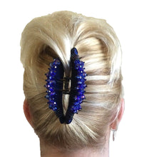 Large Hair Clip Claw - Dark Blue