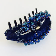 Large Hair Clip Claw - Dark Blue
