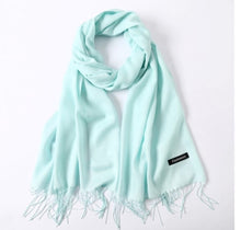 Solid Silky Soft Cashmere Pashmina Wrap Scarves with Tassels in 17 Colors