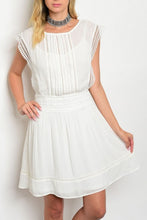 Off White Crochet Lace Dress