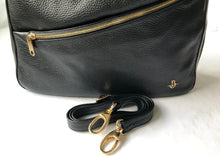 CARBOTTI 1750 Luxurious Italian Leather Shoulder Handbag - Black
